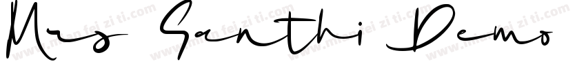Mrs Santhi Demo Ver字体转换